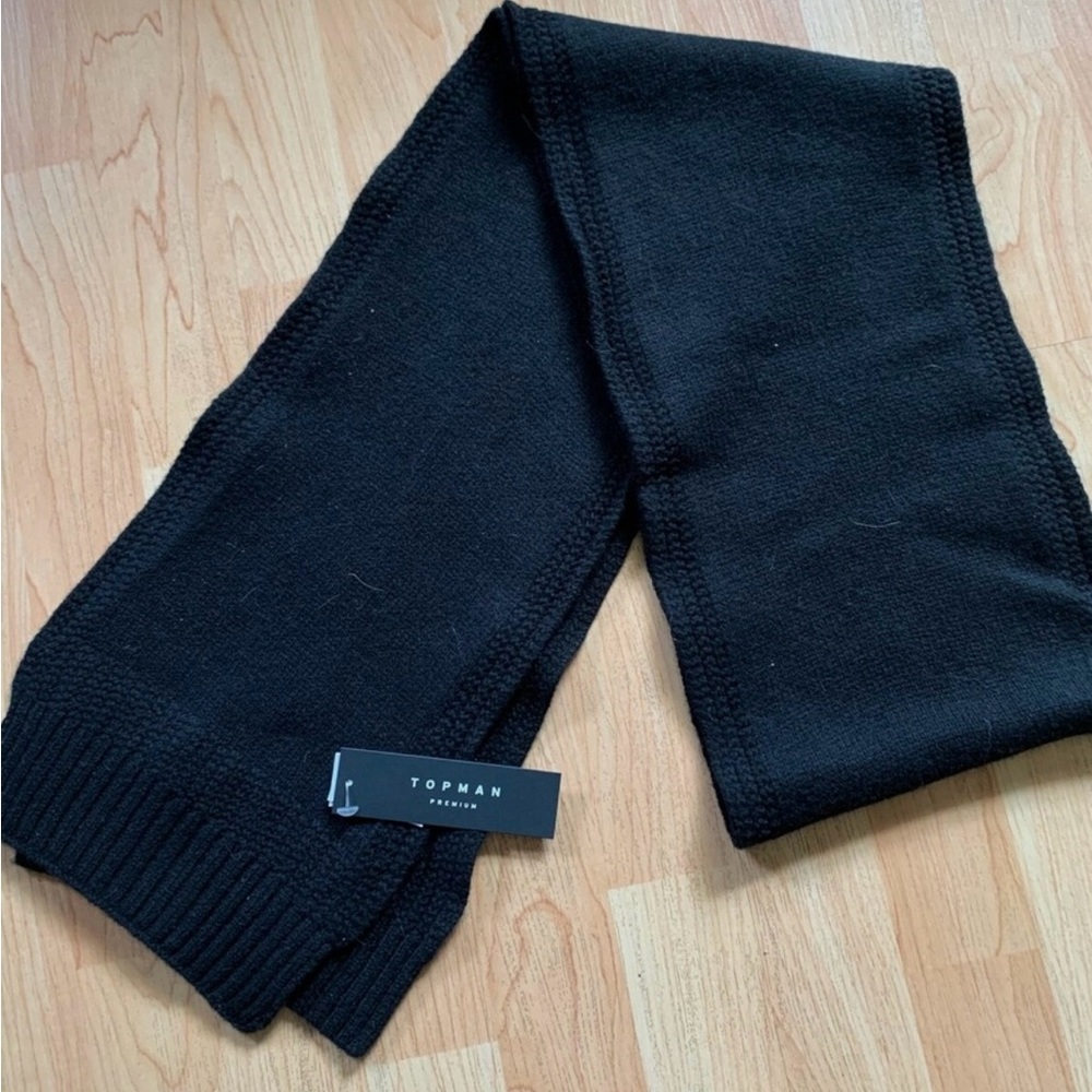 Topman Classic Black Scarf